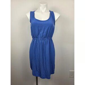 Marine Layer XS Blue Sleeveless Dress Casual Mini Elastic Waist Summer